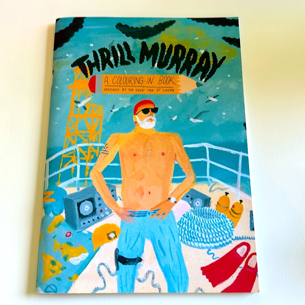Out of print! Bill Murray Adult Coloring Book
